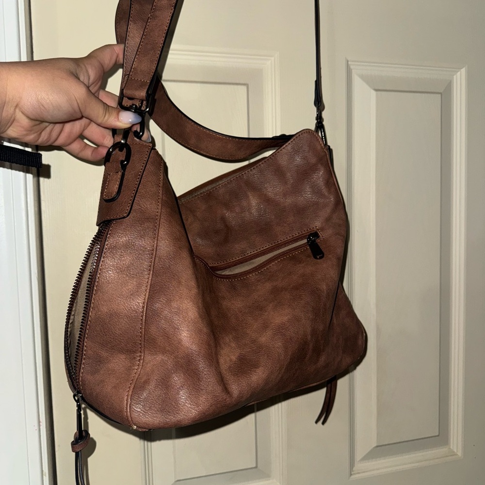 Brown Book bag/ Purse